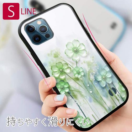 【S-LINE】プラスチックフラワー グリーンNo1