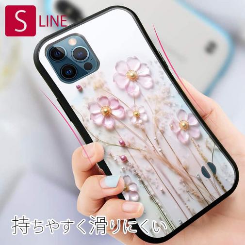 【S-LINE】プラスチックフラワー ピンクNo1