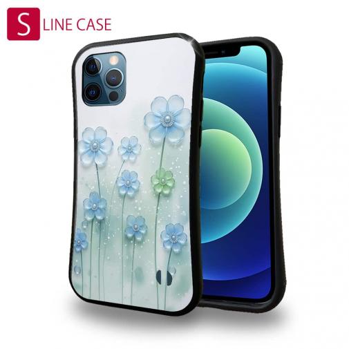 【S-LINE】プラスチックフラワー ブルーNo2