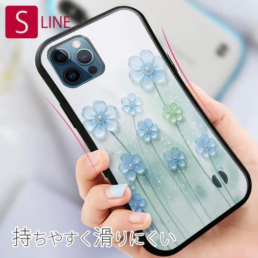 【S-LINE】プラスチックフラワー ブルーNo2