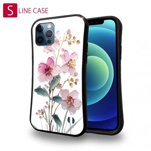 【S-LINE】日本の花画風 ピンク