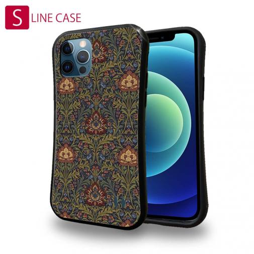 【S-LINE】リバティの大花柄風 アンジェリカ・ガーラ