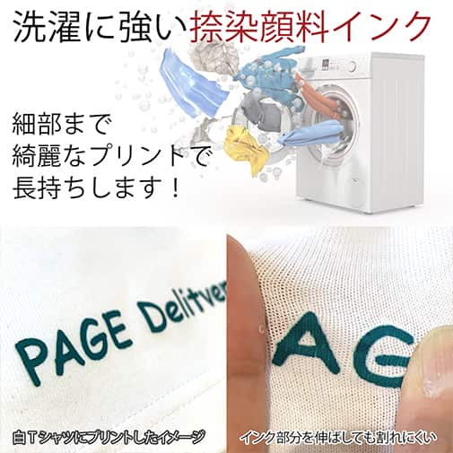 【Tシャツ】3箇所プリント ナチュラルライフ 5.6oz Cotton:100%