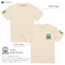 【Tシャツ】3箇所プリント キャンプ&アウトドア02 5.6oz Cotton:100%