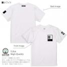 【Tシャツ】3箇所プリント デザインブラック 5.6oz Cotton:100%