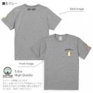 【Tシャツ】3箇所プリント 波乗りシロクマさん(wakat) 5.6oz Cotton:100%