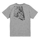 【Tシャツ】クロダイ　墨絵風(白) 5.6oz Cotton:100%