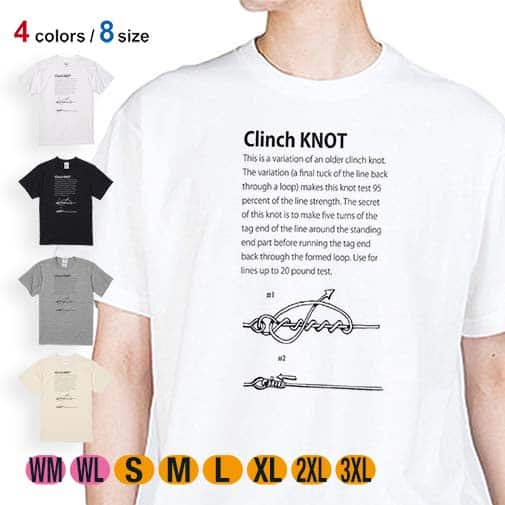 【Tシャツ】クリンチノット 5.6oz Cotton:100%