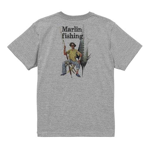 【Tシャツ】カジキ釣り 5.6oz Cotton:100%