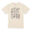 【Tシャツ】魚図鑑　1890年版 5.6oz Cotton:100%
