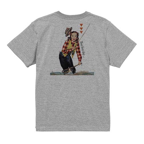 【Tシャツ】フライフィッシング初心者 5.6oz Cotton:100%