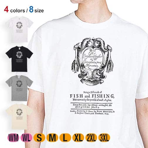 【Tシャツ】compleat angler 5.6oz Cotton:100%