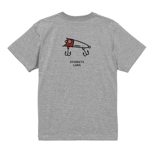 【Tシャツ】お気に入りのルアー 5.6oz Cotton:100%