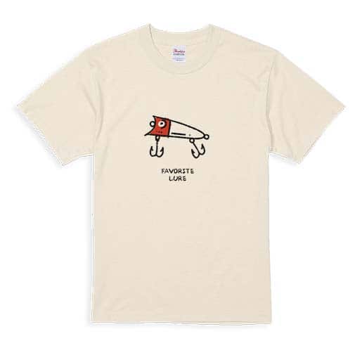 【Tシャツ】お気に入りのルアー 5.6oz Cotton:100%