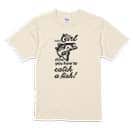 【Tシャツ】釣りガールがどうやって釣るか見せてあげるわ 5.6oz Cotton:100%