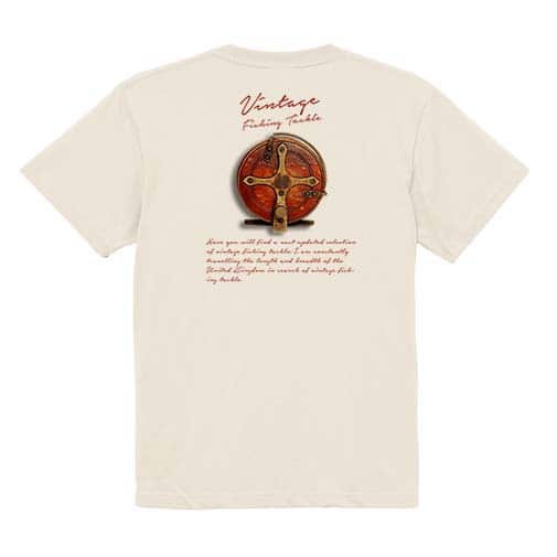【Tシャツ】ビンテージフライリール 5.6oz Cotton:100%