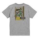 【Tシャツ】Gone Bass Fishing ローライダーポスター風　イエロー 5.6oz Cotton:100%