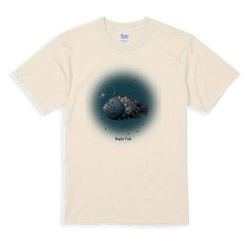 【Tシャツ】アンコウ　anglerfish 5.6oz Cotton:100%
