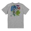 【Tシャツ】シーバス(ヒラスズキ)　ペンキペイント 5.6oz Cotton:100%