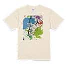 【Tシャツ】シーバス(ヒラスズキ)　ペンキペイント 5.6oz Cotton:100%