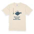 【Tシャツ】魚に真珠(お金) 5.6oz Cotton:100%