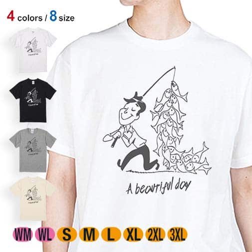 【Tシャツ】素晴らしい1日 5.6oz Cotton:100%