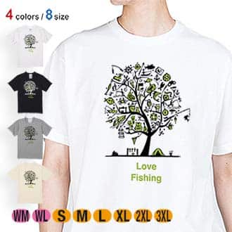 【Tシャツ】Love Fishing Part2 5.6oz Cotton:100%