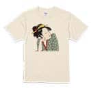 【Tシャツ】浮世絵　美人絵　その3 5.6oz Cotton:100%