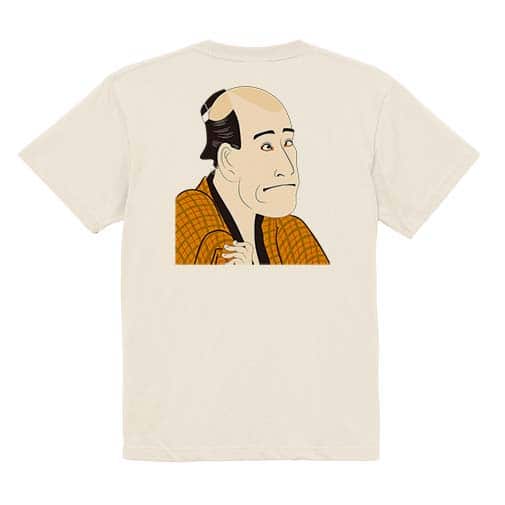 【Tシャツ】浮世絵　役者大首絵02 5.6oz Cotton:100%