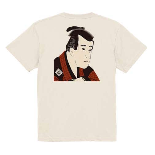 【Tシャツ】浮世絵　役者大首絵03 5.6oz Cotton:100%