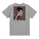 【Tシャツ】東洲斎写楽　 三世大谷鬼次の奴江戸兵衛のイラスト 5.6oz Cotton:100%