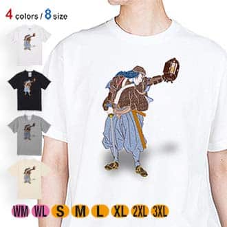【Tシャツ】浮世絵　武者絵 5.6oz Cotton:100%