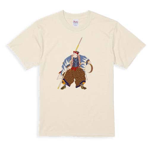 【Tシャツ】浮世絵　大石内蔵助 5.6oz Cotton:100%