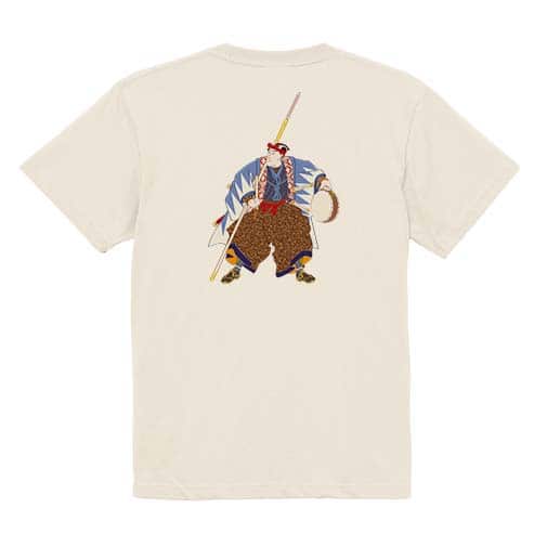 【Tシャツ】浮世絵　大石内蔵助 5.6oz Cotton:100%