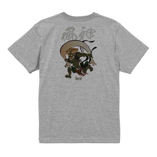 【Tシャツ】浮世絵　風神 5.6oz Cotton:100%