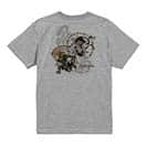 【Tシャツ】浮世絵　風神雷神 5.6oz Cotton:100%