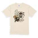 【Tシャツ】浮世絵　風神雷神 5.6oz Cotton:100%
