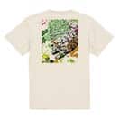 【Tシャツ】ヒラメ　ペンキペイント 5.6oz Cotton:100%