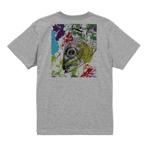 【Tシャツ】マアジ　ペンキペイント 5.6oz Cotton:100%