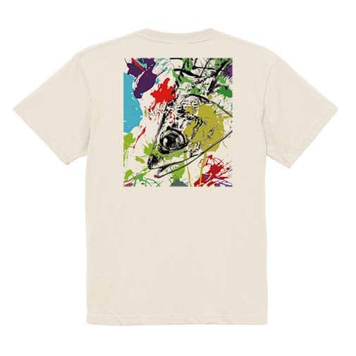 【Tシャツ】マサバ　ペンキペイント 5.6oz Cotton:100%