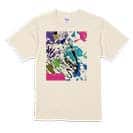 【Tシャツ】ニジマス(スチールヘッド)　ペンキペイント 5.6oz Cotton:100%