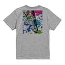 【Tシャツ】ライギョ　ペンキペイント 5.6oz Cotton:100%