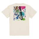 【Tシャツ】ライギョ　ペンキペイント 5.6oz Cotton:100%