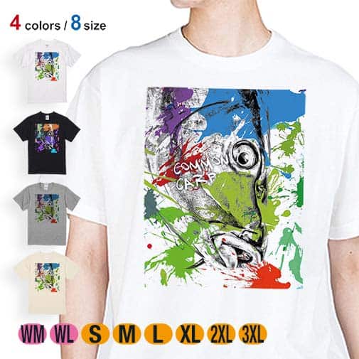 【Tシャツ】コイ ペンキペイント 5.6oz Cotton:100%