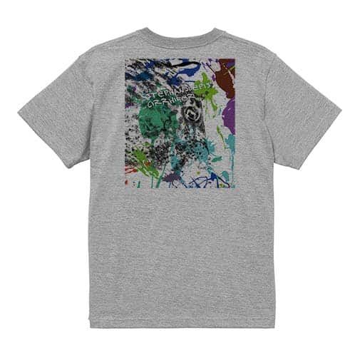 【Tシャツ】カワハギ　ペンキペイント 5.6oz Cotton:100%