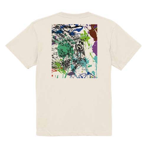【Tシャツ】カワハギ　ペンキペイント 5.6oz Cotton:100%