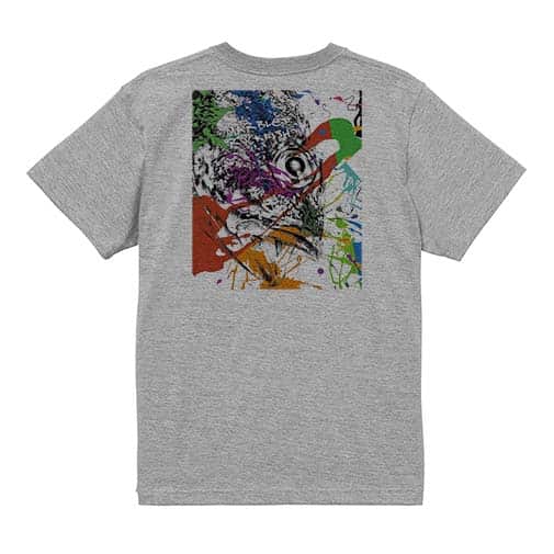 【Tシャツ】カサゴ　ペンキペイント 5.6oz Cotton:100%
