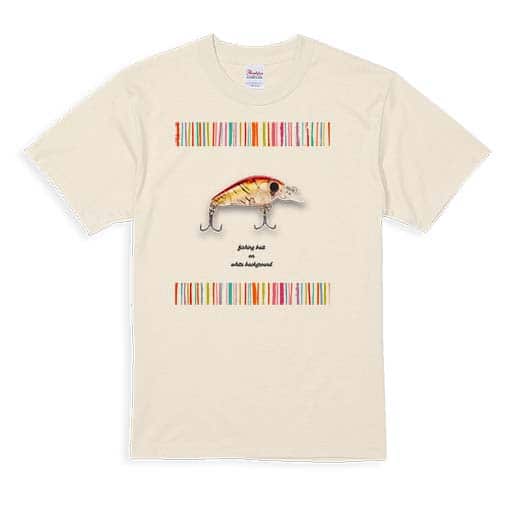 【Tシャツ】おしゃれなミニルアー　レッド 5.6oz Cotton:100%