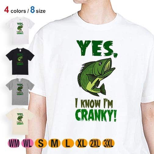 【Tシャツ】クランキー・バス　落書き風 5.6oz Cotton:100%