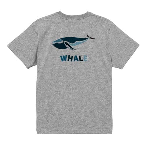 【Tシャツ】ホエールウォッチング 5.6oz Cotton:100%